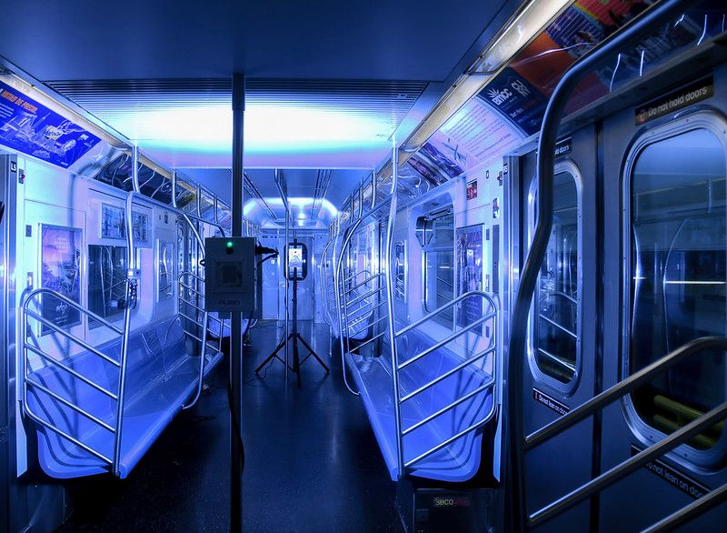 El Metro de Nueva York será desinfectado del coronavirus con luces ultravioleta