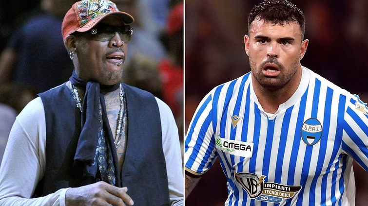 VIRAL: Futbolista italiano pagó por un saludo de Dennis Rodman y el resultado incendió las redes… pero de risas (VIDEO)