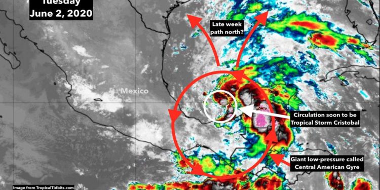 Tormenta en el golfo de México no afectara Florida