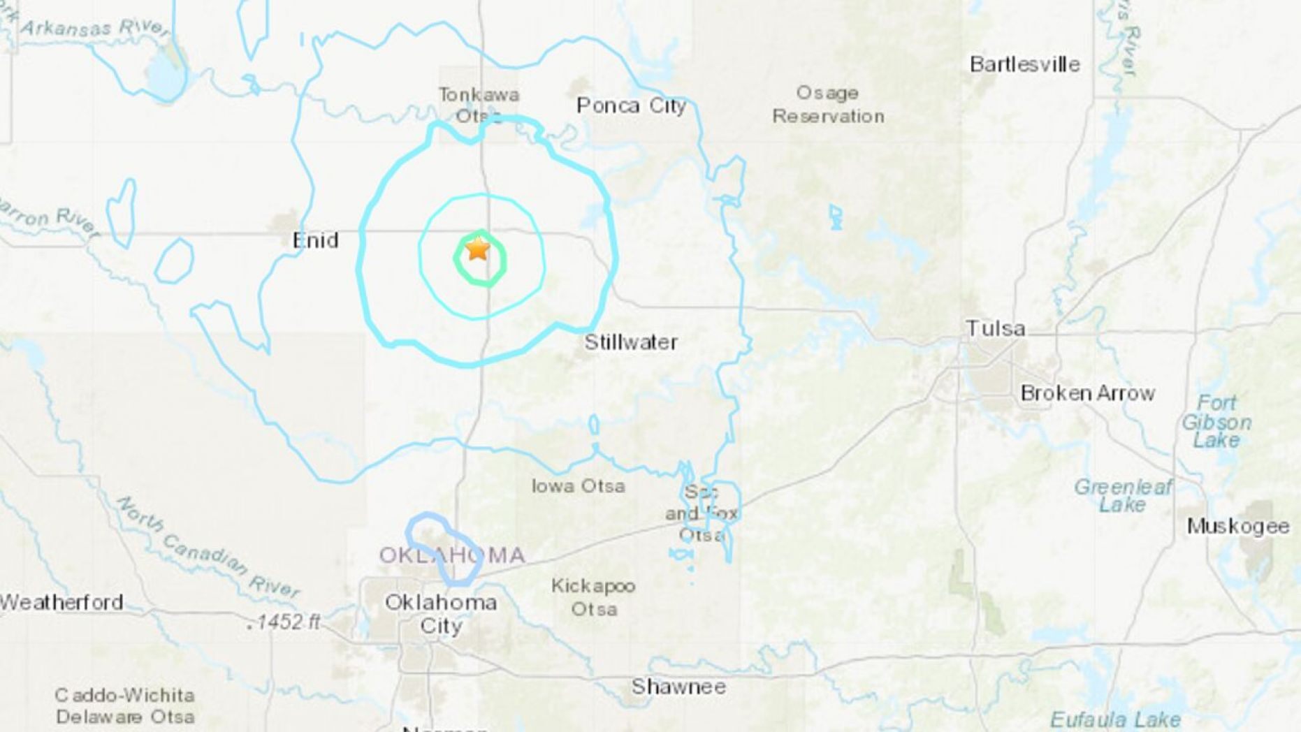 Terremoto en Oklahoma sacude todo el estado