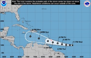 Islas del Caribe bajo vigilancia por tormenta Gonzalo; Venezuela en alerta