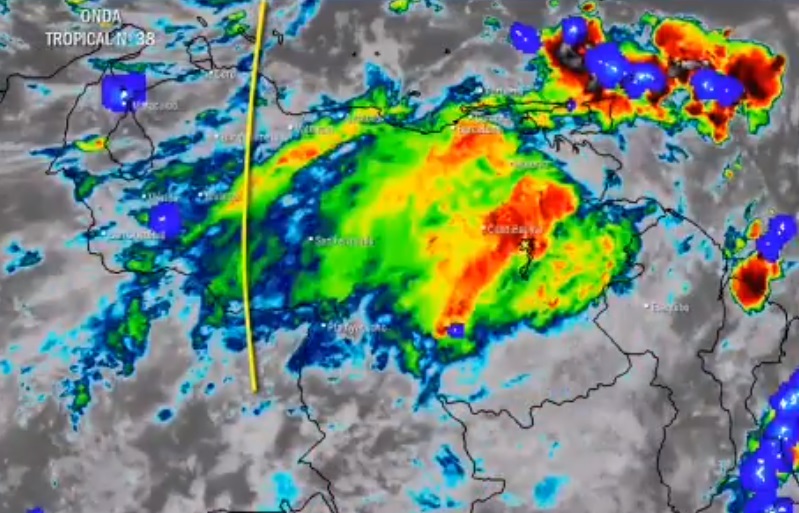 El estado del tiempo en Venezuela este lunes #31Ago, según el Inameh