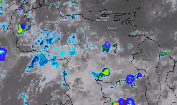 El estado del tiempo en Venezuela este jueves #22Abr, según el Inameh