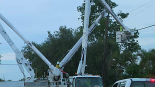 Cientos de personas se quedaron sin electricidad tras el paso de la tormenta tropical Sally en el sur de Florida