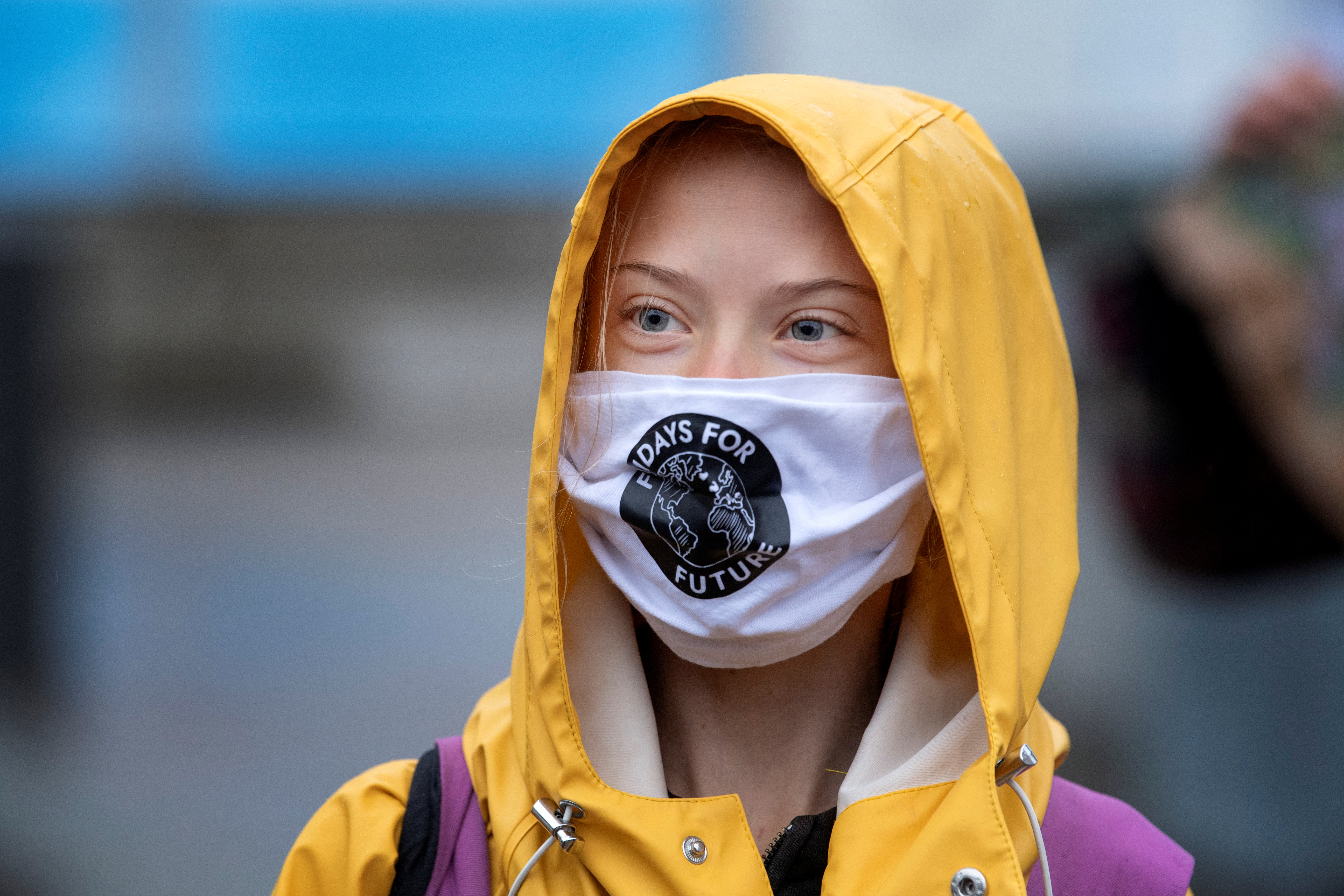 La activista climática Greta Thunberg expresa su apoyo a Biden