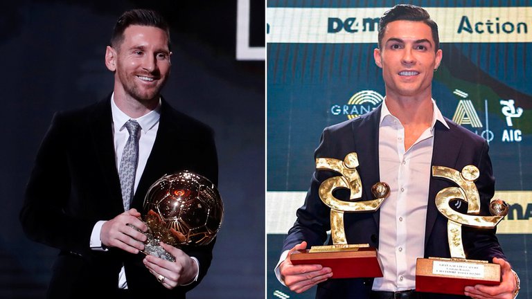 Messi y Cristiano Ronaldo competirán por el premio al mejor jugador del siglo XXI