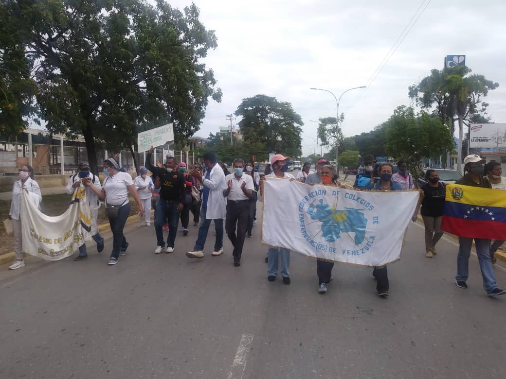 Trabajadores de la salud protestan en Cumaná #4Nov (FOTOS)