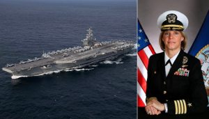 Por primera vez, una mujer comandará un portaaviones nuclear de la Armada de EEUU
