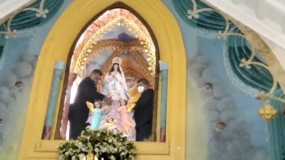 La Virgen del Valle vuelve a su camerín este #8Dic día de la Inmaculada Concepción de María en Nueva Esparta (VIDEO)