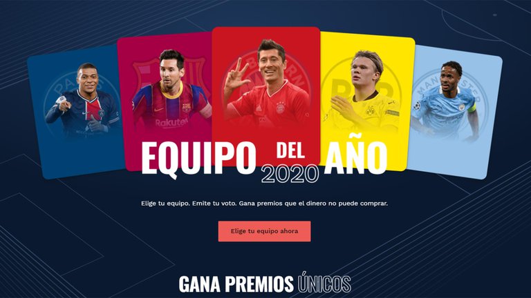 Con algunas sorpresas, la Uefa dio a conocer los 50 nominados al Mejor Equipo del año