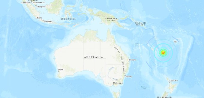 Agencia australiana confirma tsunami tras sismo de magnitud 7,7 en el sur de Pacífico