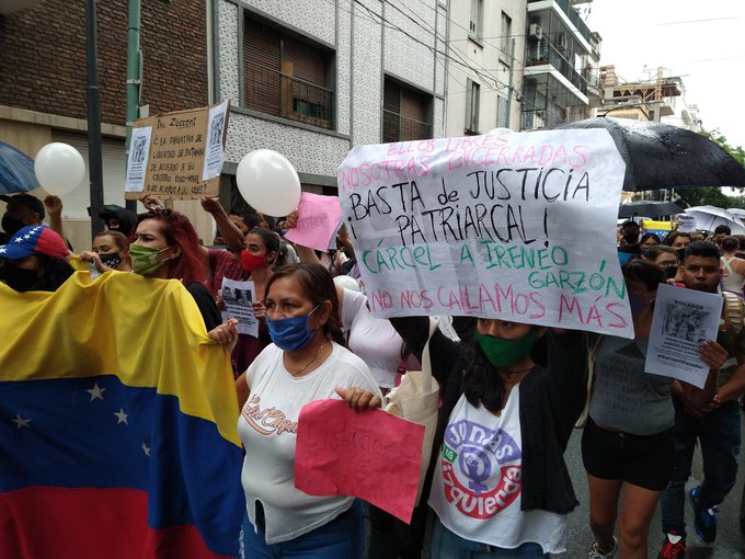 Protesta en Argentina ante la declaración del acusado de violar a venezolana