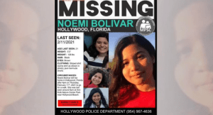 Noemi Bolívar, joven de origen venezolano con déficit de atención que desapareció en Florida