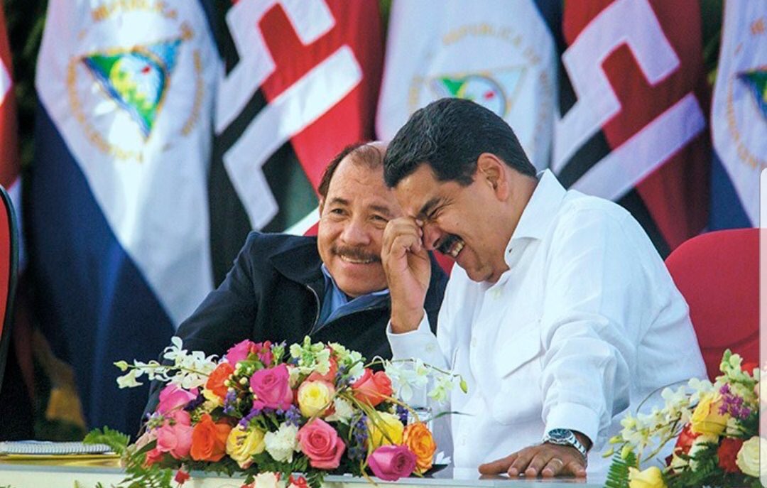 Entendidos entre regímenes: Maduro felicitó al partido de Ortega por un nuevo aniversario desde su fundación