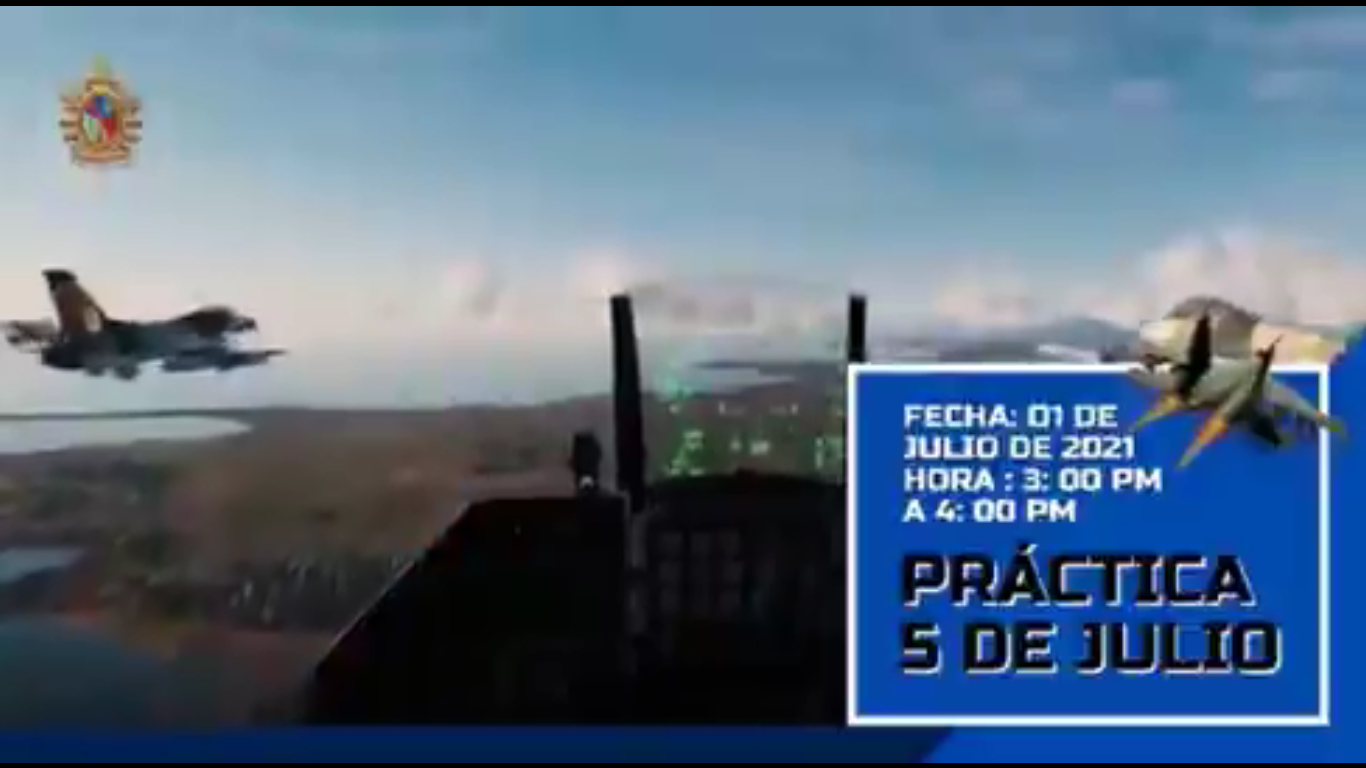 Teatro a la vista: Este #1Jul el régimen prepara el sobrevuelo de aviones militares en Caracas