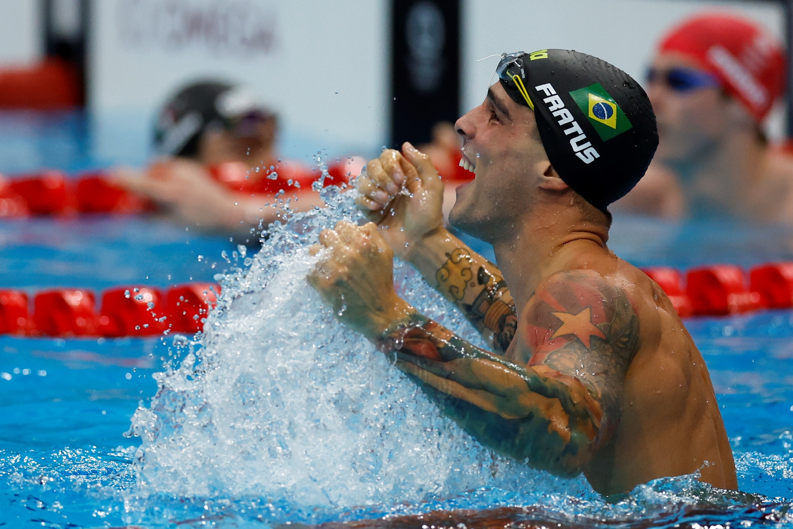 Brasileño Bruno Fratus se colgó el bronce en los 50 metros libre de natación