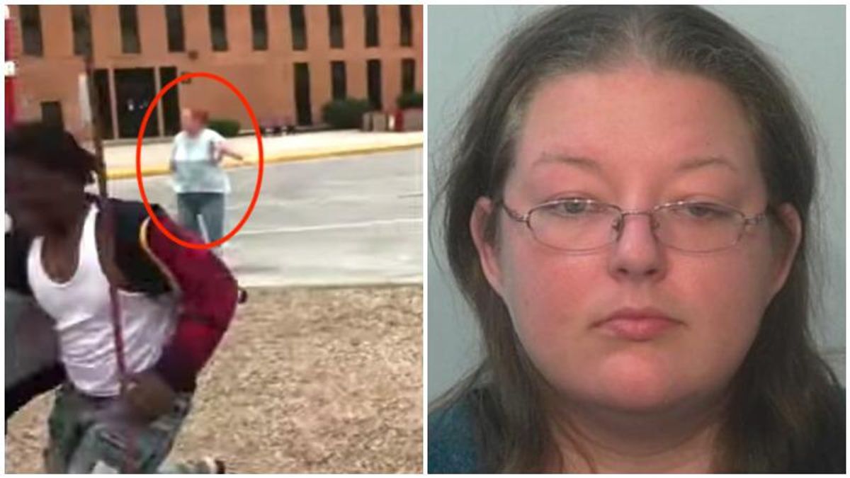 Mujer de Indiana fue acusada de perseguir a un niño de color con un cuchillo