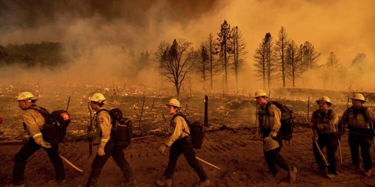 Feroz incendio arrasó con viviendas al norte de California