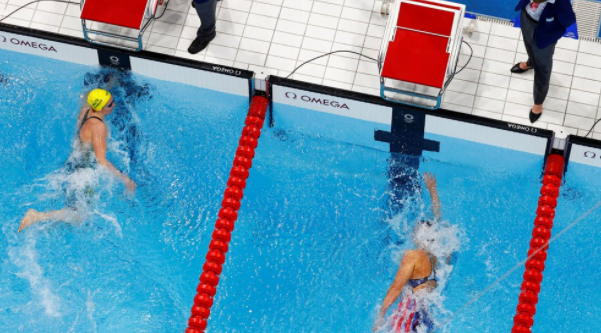 Sorpresa en natación: Titmus fue más rápida que Ledecky y logró oro en 400 metros libres