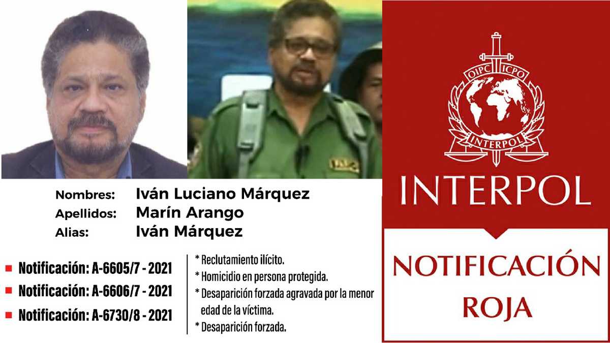 Colombia pidió formalmente la captura de alias “Iván Márquez”, escondido en Venezuela