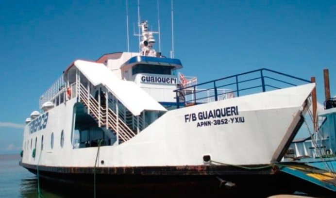 Tripulación evacuó ferry que encalló con 113 pasajeros en Margarita