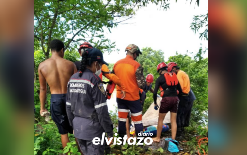 Una niña y un adulto fallecieron en Anzoátegui por crecida del río Neverí