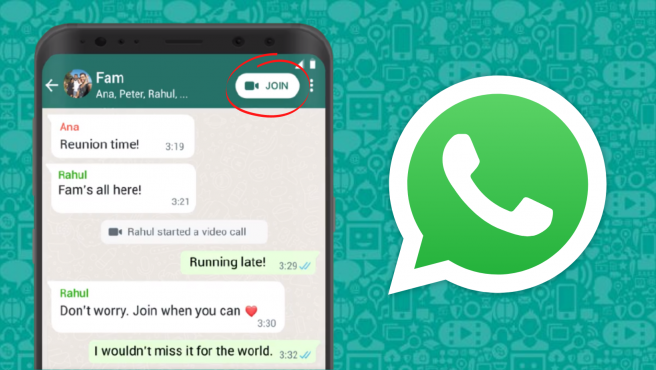 Nueva función en WhatsApp: Ya te puedes unir a las videollamadas grupales de manera directa desde el chat