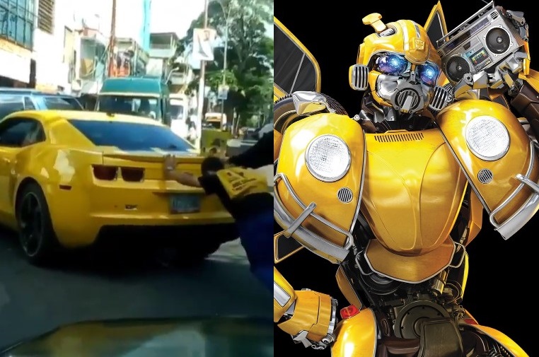 VIRAL: Y por si faltara algo… Bumblebee se accidentó en Venezuela (VIDEO)