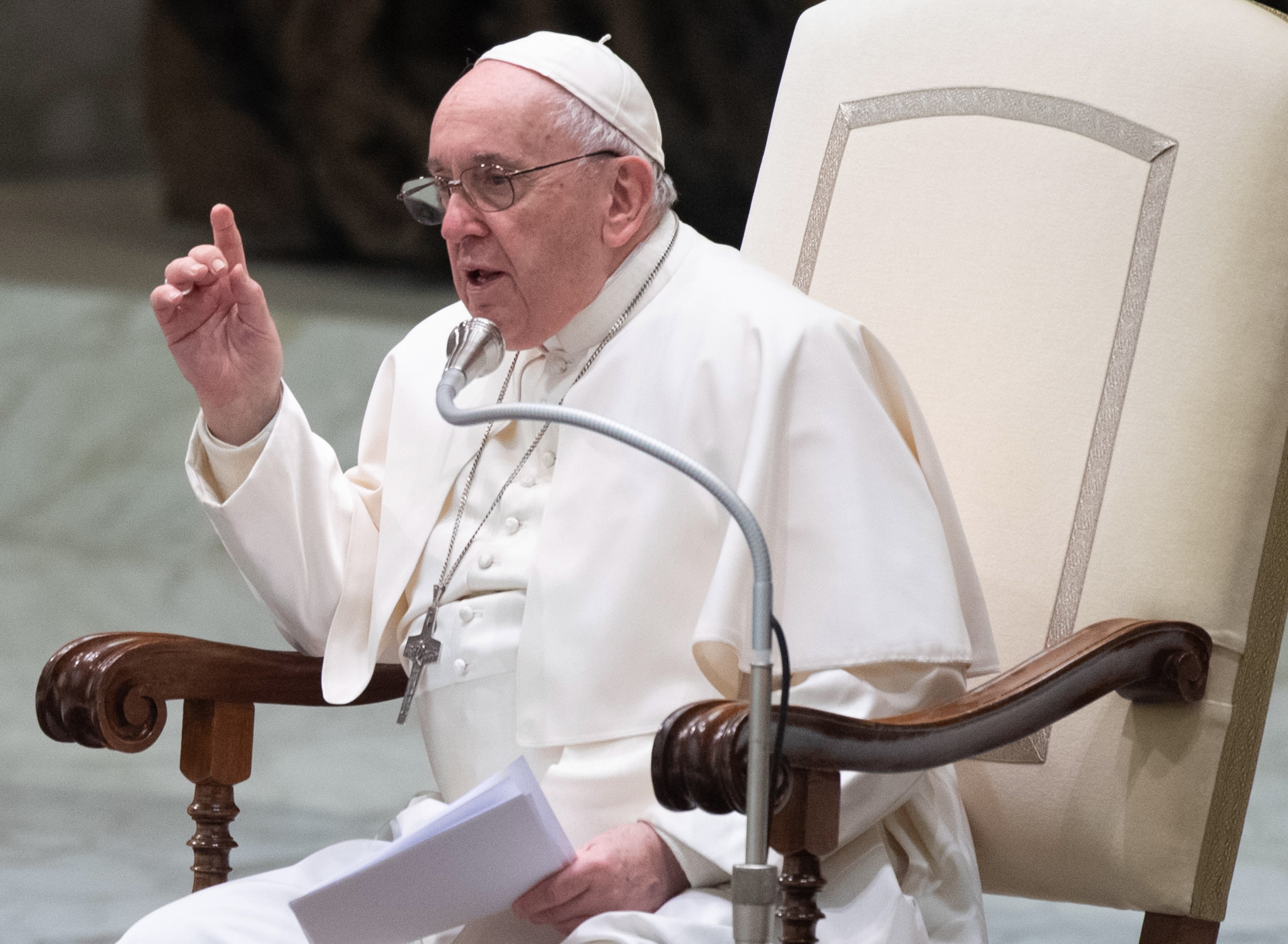 El papa Francisco denunció a los “nuevos Herodes” que desgarran la inocencia de los niños