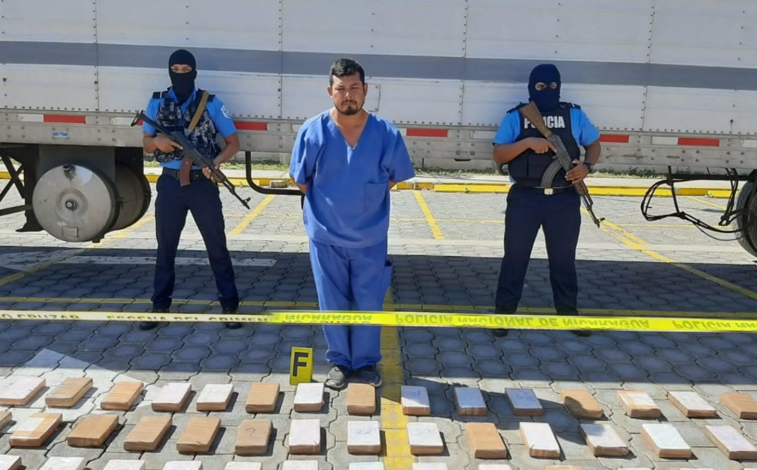 Cocaína valorada en 2,2 millones de dólares fue incautada en Nicaragua
