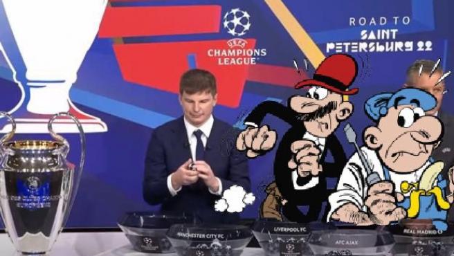 Los mejores memes y reacciones del insólito sorteo de la Liga de Campeones