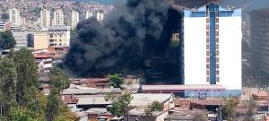 Reportaron fuerte incendio en La Paz este #26Ene (IMÁGENES)
