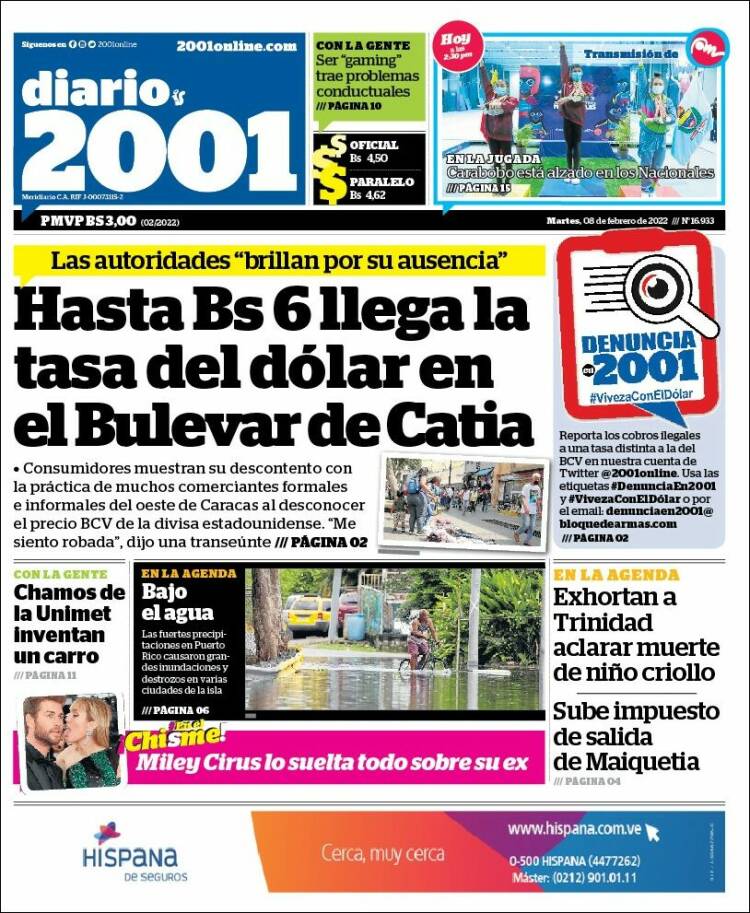 Portadas de este martes 8 de febrero de 2022