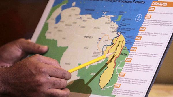 Guyana pide a Facebook y Twitter borrar mapas venezolanos con región de Esequibo