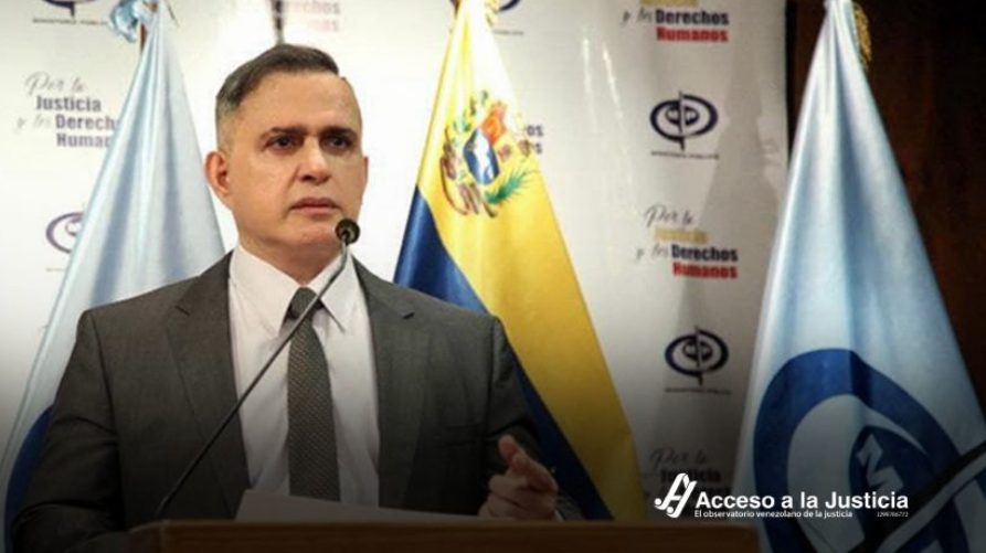 Acceso a la Justicia: Saab afirma que “no hace falta” que la CPI investigue nada en Venezuela