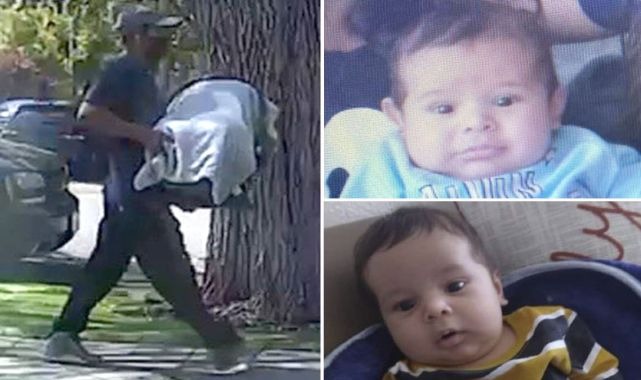 Captan en VIDEO el momento en que secuestran a un bebé en California