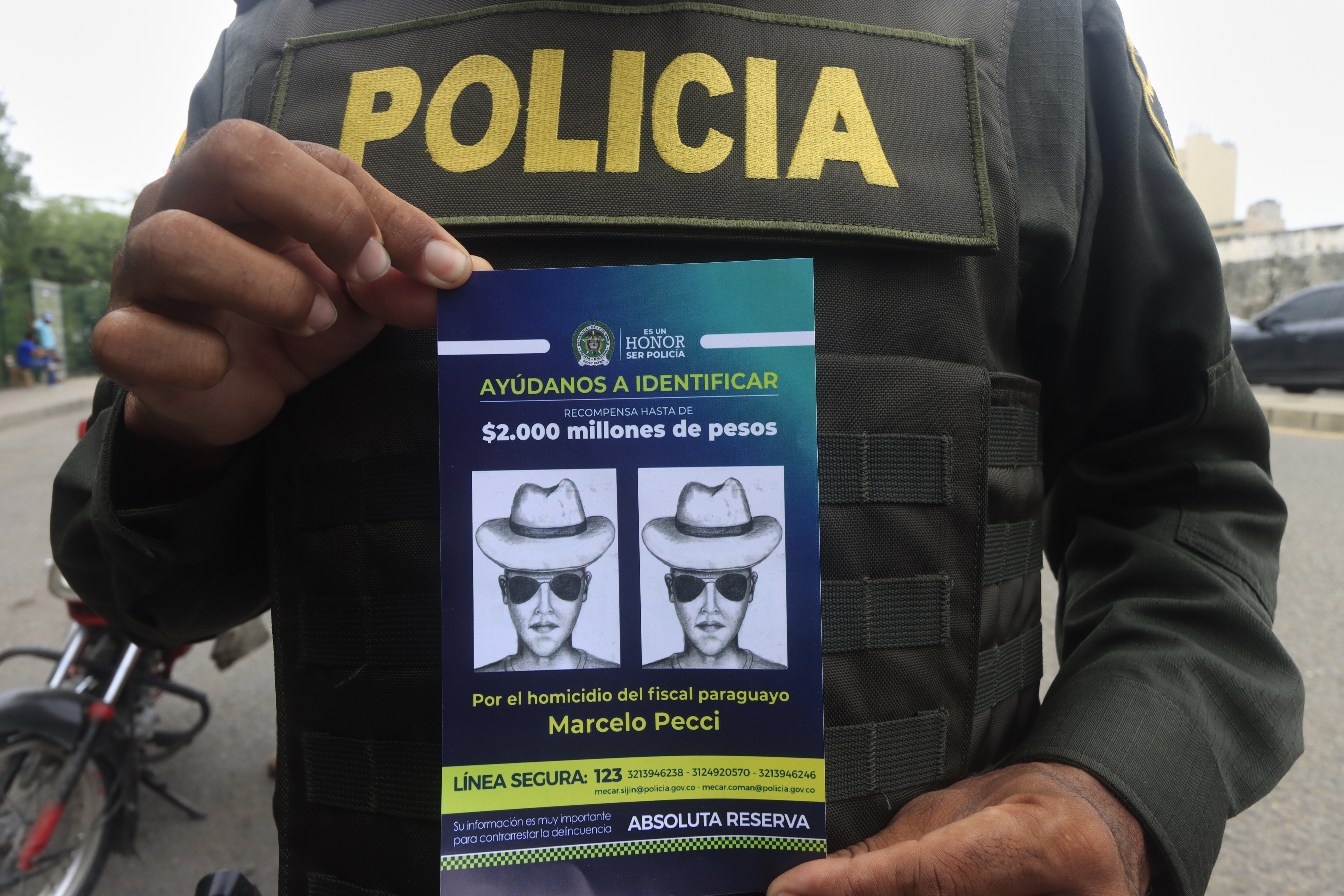 La Policía colombiana sigue tras los asesinos del fiscal paraguayo, Marcelo Pecci