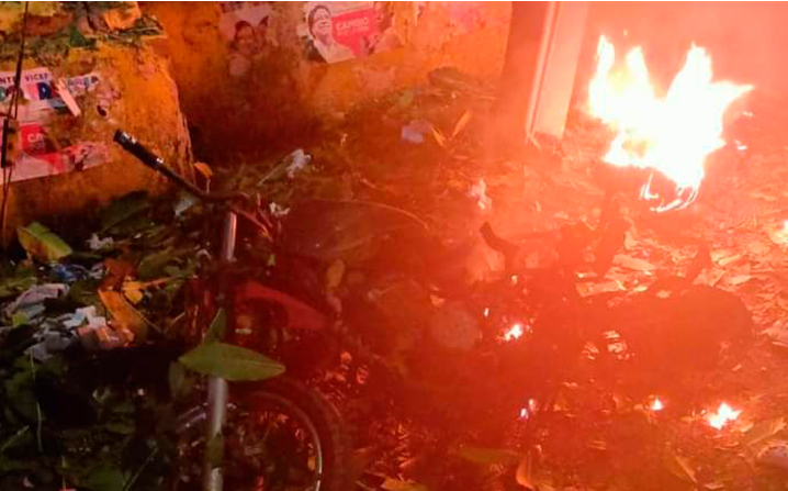 Detonan moto bomba en Caloto, Cauca, la explosión deja una menor herida (VIDEO)