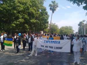“¡Cese el acoso ya!”: el grito de exigencia de los enfermeros de Anzoátegui este #12May (VIDEO)