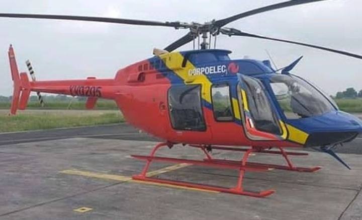 Helicóptero de Corpoelec se desplomó en Guárico