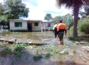 Viviendas bajo el agua y cortes de luz: los estragos de las lluvias en el sur de Guárico