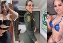 La policía más “mamasita” de Colombia tuvo tremendo encontronazo con una vecina (VIDEO)