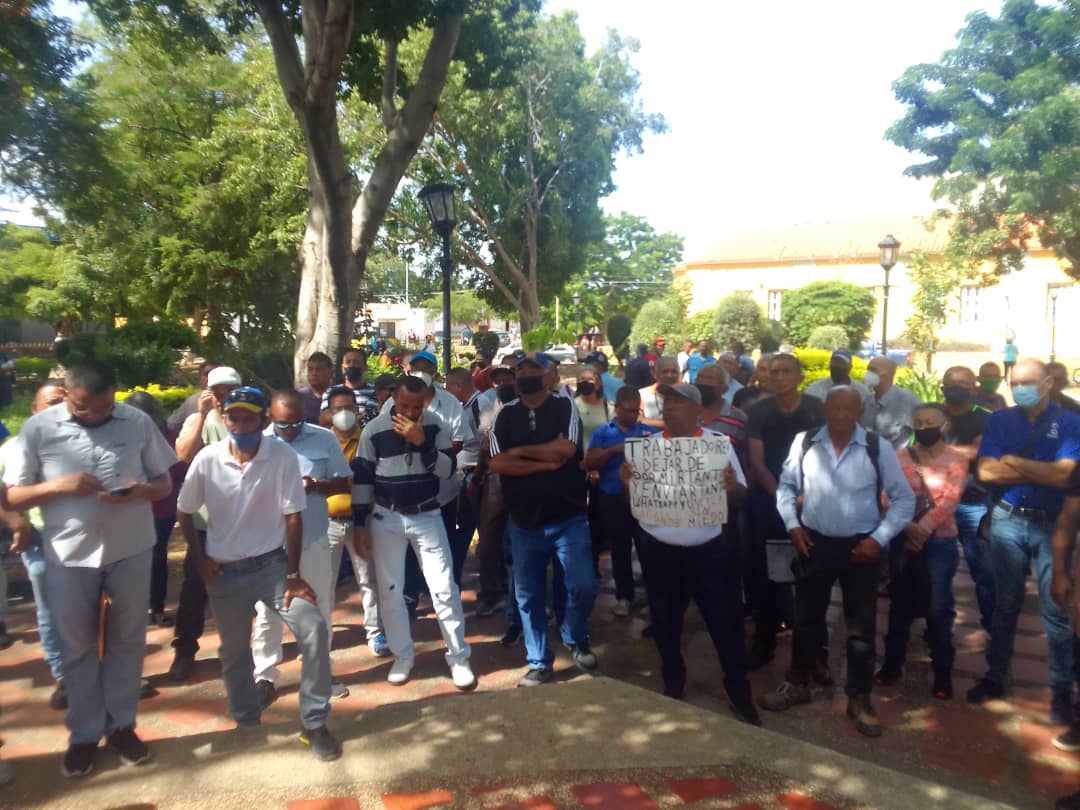 Trabajadores públicos protestaron otra vez en Falcón contra la Onapre (VIDEOS)