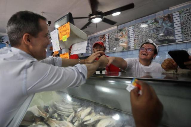 Juan Guaidó desde Cagua Foto: Cortesía