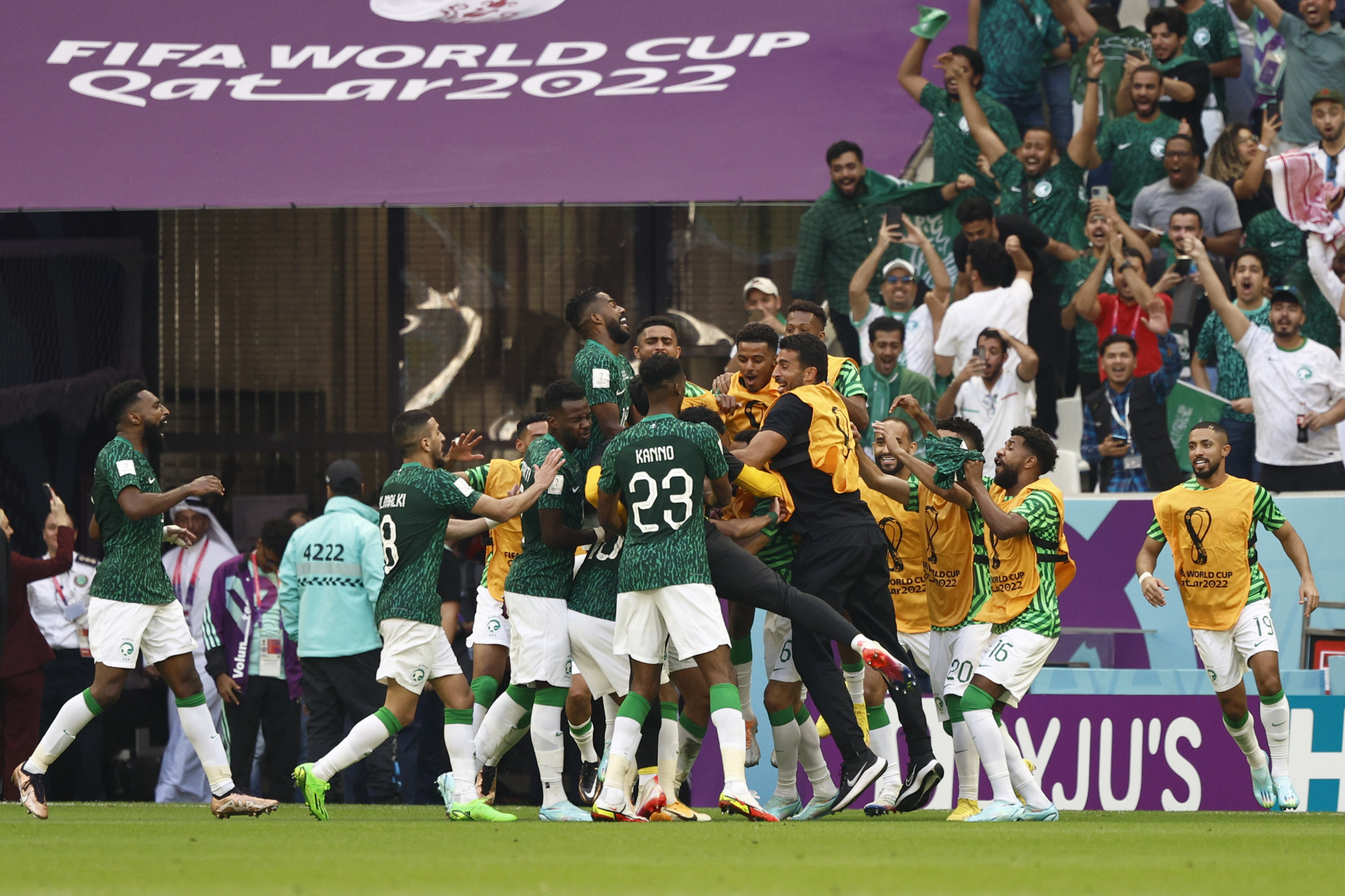 Arabia Saudita, el único equipo que venció al campeón del mundo