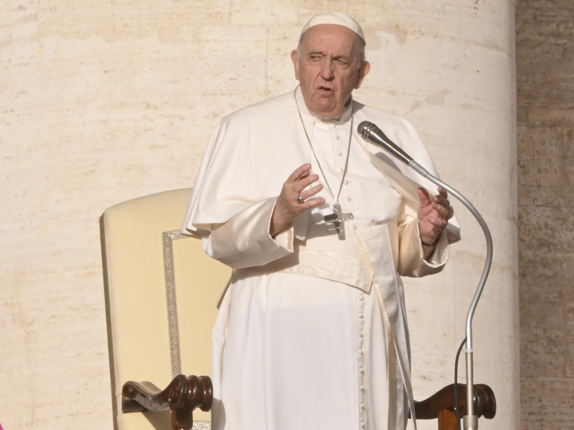 El papa Francisco: los feminicidios surgen casi siempre de la “pretensión” de posesión del otro