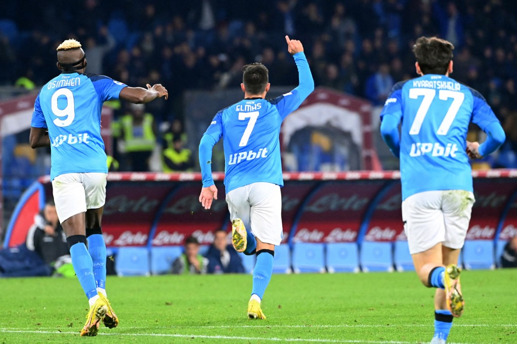 Napoli aplastó a Juventus con la magia de Osimhen y Kvaratskhelia