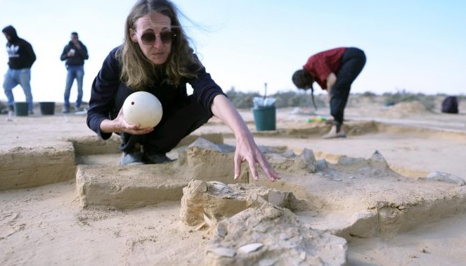 Hallan huevos de avestruz de hace más de 4 mil años en el desierto de Israel