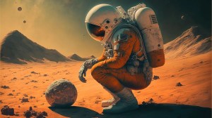 Marte no siempre es rojo: La Nasa publicó paisajes marcianos teñidos de blanco