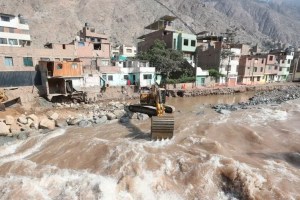 Lluvias incrementaron caudal de ríos principalmente en la zona norte de la capital de Perú